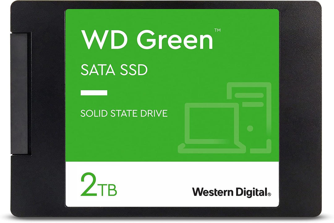 WD Green SATA SSD interne SSD 2 TB (2,5 Zoll Modul für den Einsatz in Laptops und Desktop PCs, SLC-C
