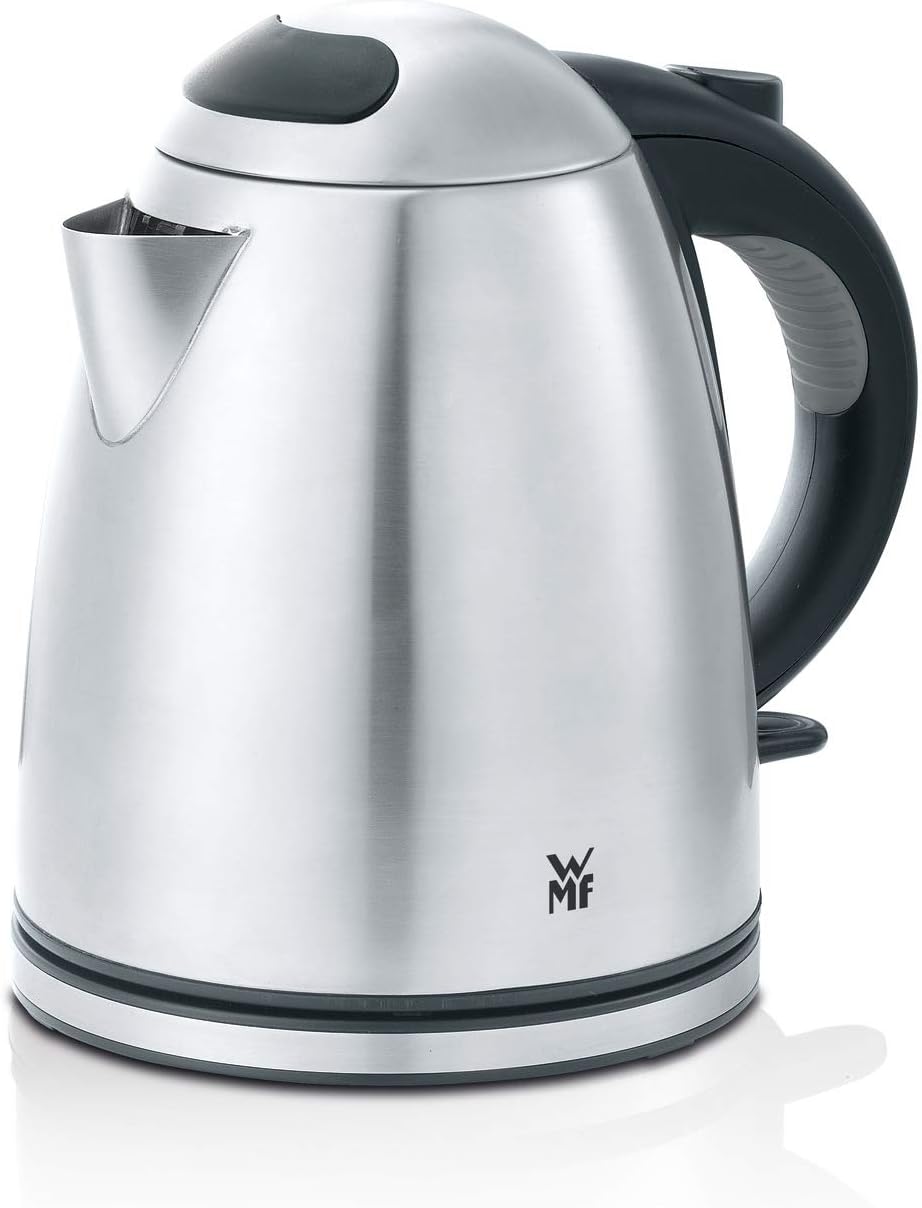 WMF Lono Toaster Edelstahl, Doppelschlitz Toaster mit Brötchenaufsatz, 2 Scheiben & Stelio Wasserkoc