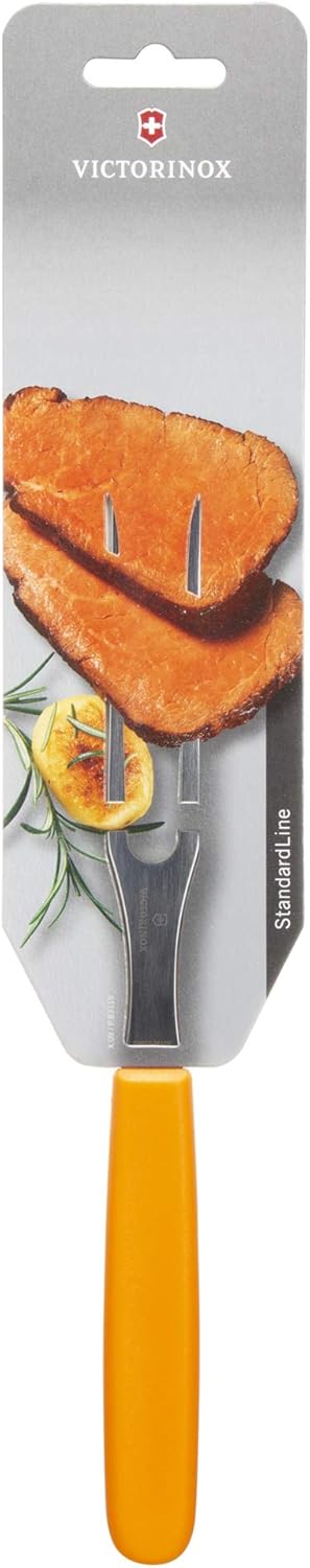Victorinox, Swiss Classic, Profi Tranchiergabel, Extra Scharfe Klinge, 15 cm, Robuster Kunststoffgri