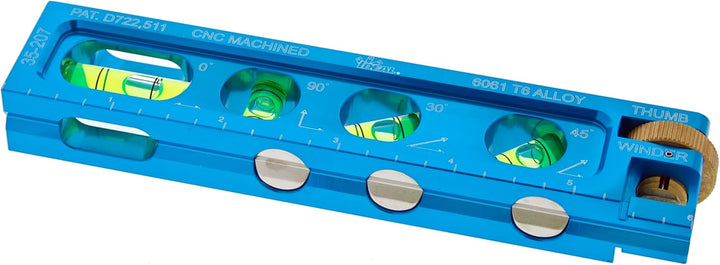 Ideal 35-207 15,2 cm Elektriker-Wasserwaage mit 4 Ampullen und magnetischer Backe