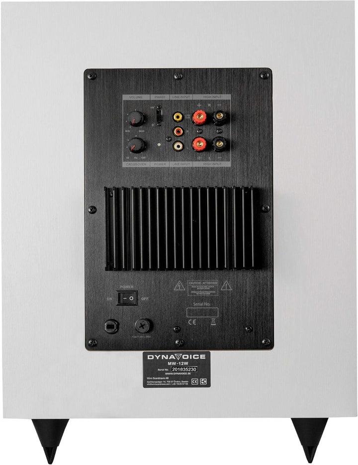 DYNAVOICE Magic MW12 Aktiv-Subwoofer, 30,5 cm (12 Zoll), Weiss