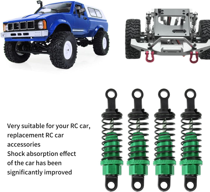 4 Stück 64mm/2.5 Zoll RC Auto Stossdämpfer Aluminium Legierung Material Stossdämpfer Dämpfer mit Sto