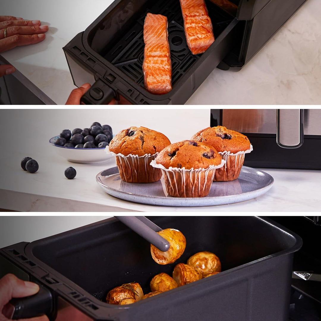 Kenwood kHealthy Fry Twin Heissluftfritteuse HFM20.000MB