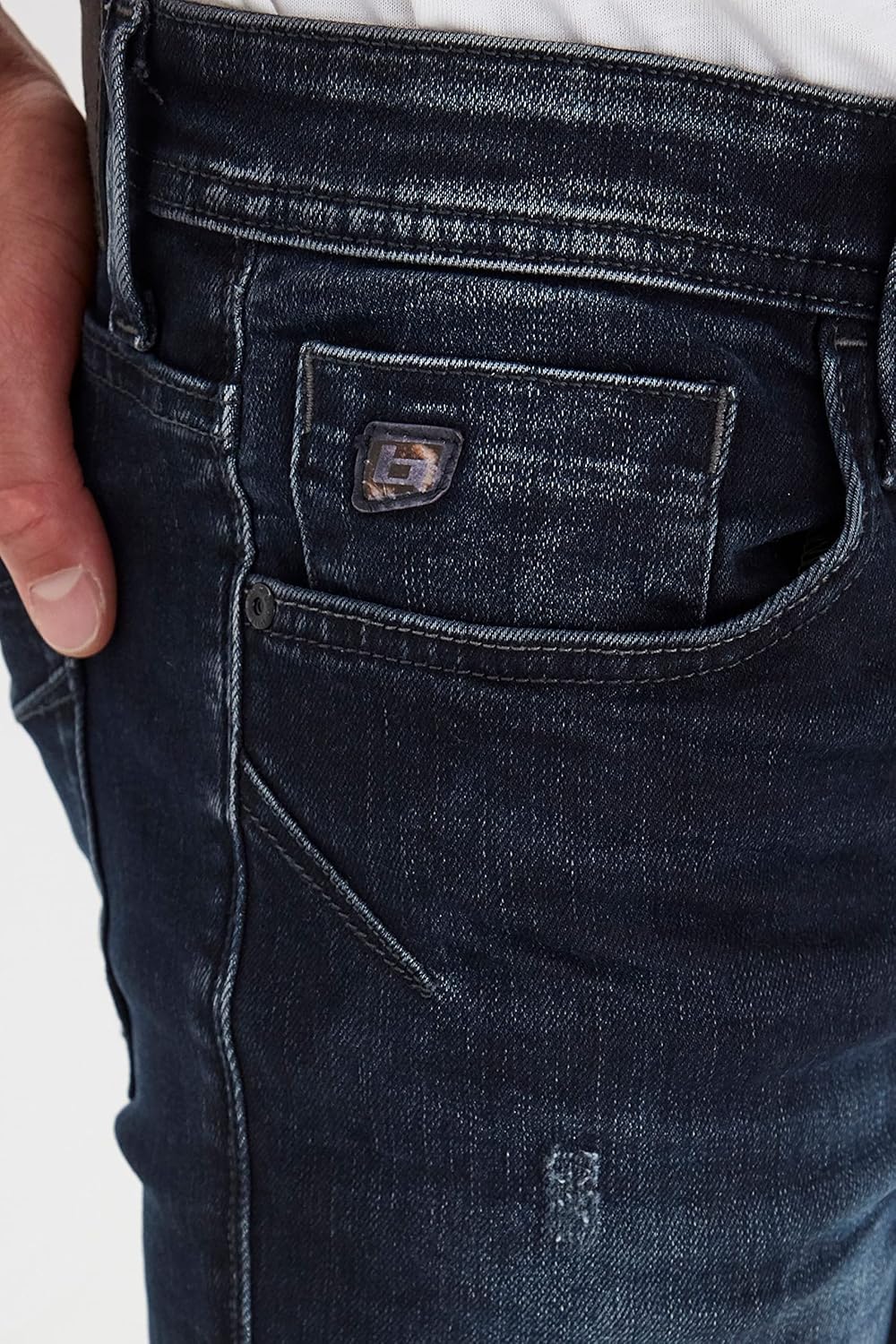 Blend BHEcho fit Multiflex fit Multiflex - NOOS Herren Jeans Hose Denim Skinny Fit, Grösse:W38/32, F