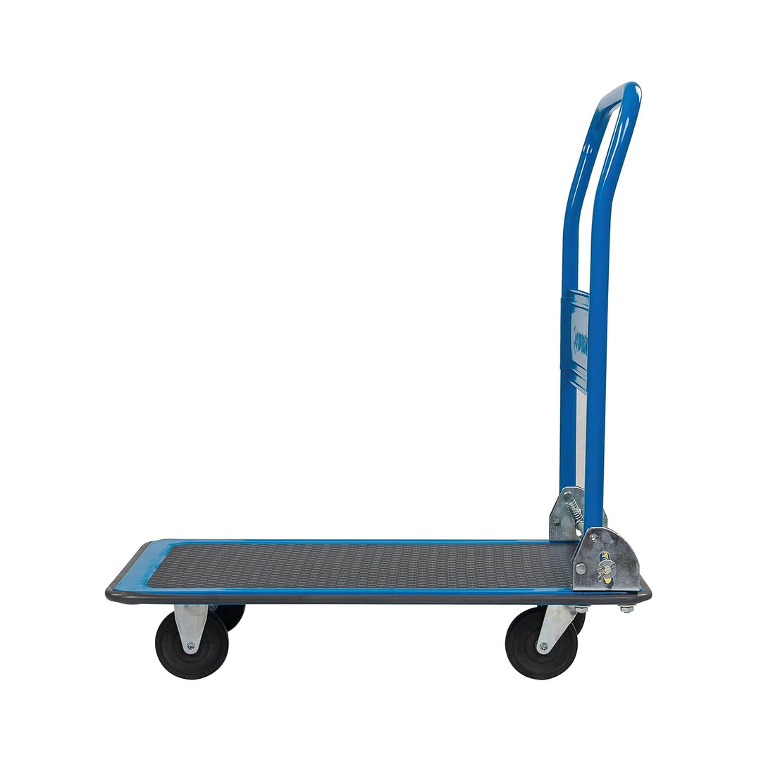 Silverline 675213 Plattformwagen mit Klappgriff 150 kg 1 Originalverpackung, 1 Originalverpackung