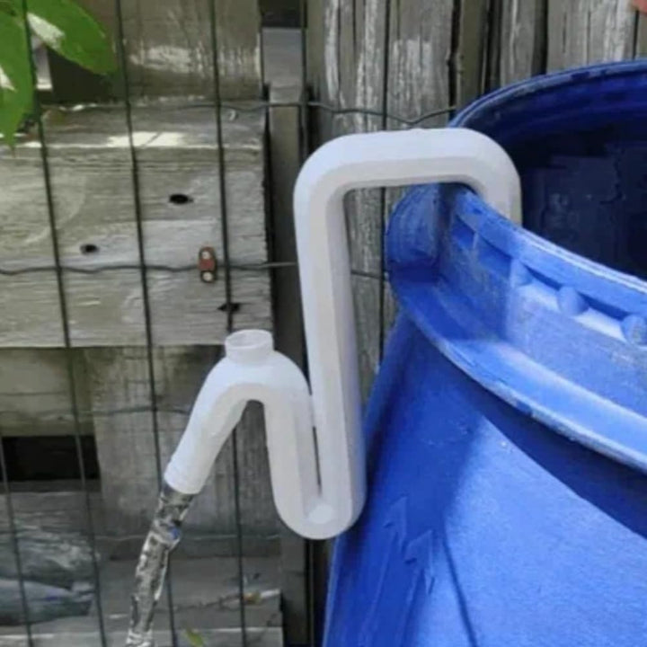 Eimer No-Drill für Wasserablaufschlauch Regenfässer Überlaufrohr mit Fallrohr für Wassertanks A