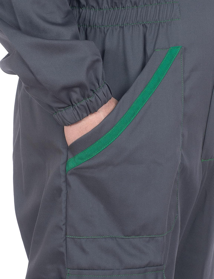 Arbeitsanzug mit Mehreren Taschen Arbeitsanzug, Grau / Grün