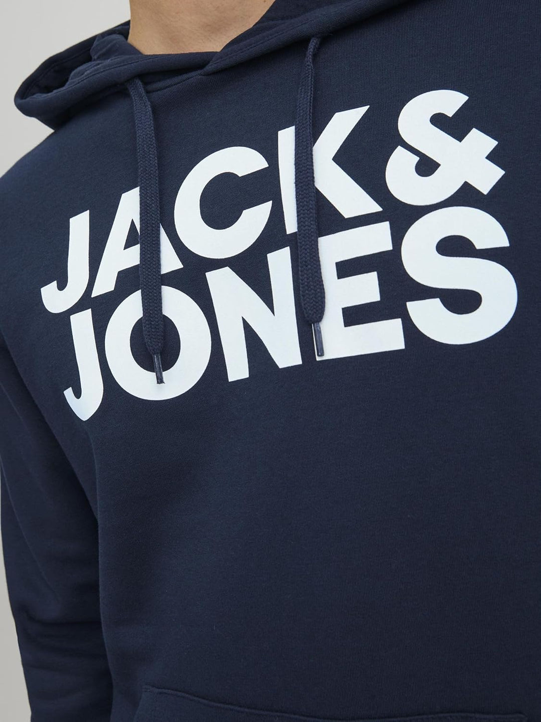 JACK & JONES Herren Jjecorp Logo Sweat Hood Noos Kapuzenpullover XS Navy Blazer, XS Navy Blazer