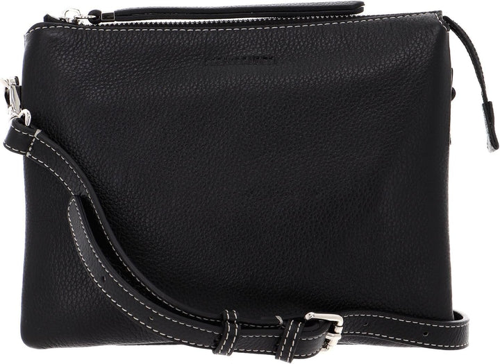 FREDsBRUDER Ferrara Umhängetasche Leder 22 cm Einheitsgrösse Schwarz, Einheitsgrösse Schwarz