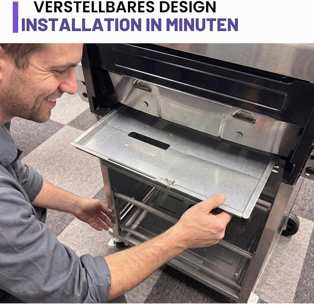 Outdoor Bazaar Ersatz-Fettwanne Set für Grill-Modelle von Nexgrill, Dyna Glo, Kenmore, Backyard Gril