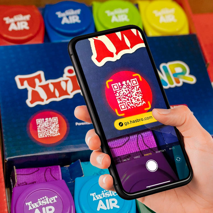 Twister Air Spiel Twister App Augmented Reality Spiel Verbindung mit Smart-Geräten, aktive Partyspie