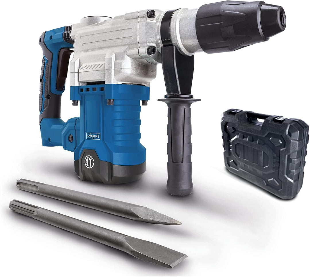 Scheppach 2in1 Bohrhammer DH1600Max | Schlagbohren - Meisseln | Schlaghammer 1600W Leistung | 10 Jou