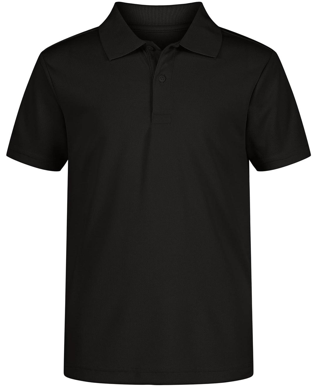 Nautica Jungen School Uniform Short Sleeve Pique Polo Polohemd (1er Pack) S Schwarz, S Schwarz