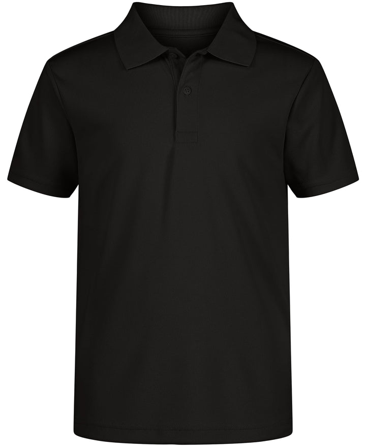 Nautica Jungen School Uniform Short Sleeve Pique Polo Polohemd (1er Pack) S Schwarz, S Schwarz