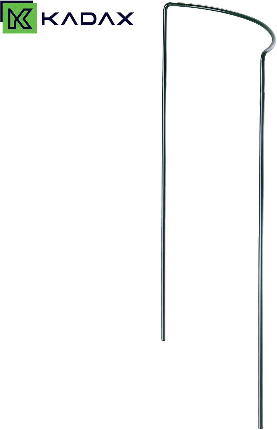 KADAX Staudenstütze 60 cm Höhe, 3 Stück, Pflanzenstütze aus pulverbeschichtetem Stahl, Hortensienstü