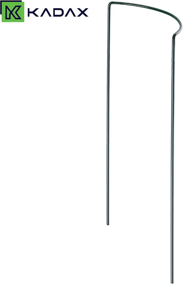 KADAX Staudenstütze 60 cm Höhe, 3 Stück, Pflanzenstütze aus pulverbeschichtetem Stahl, Hortensienstü