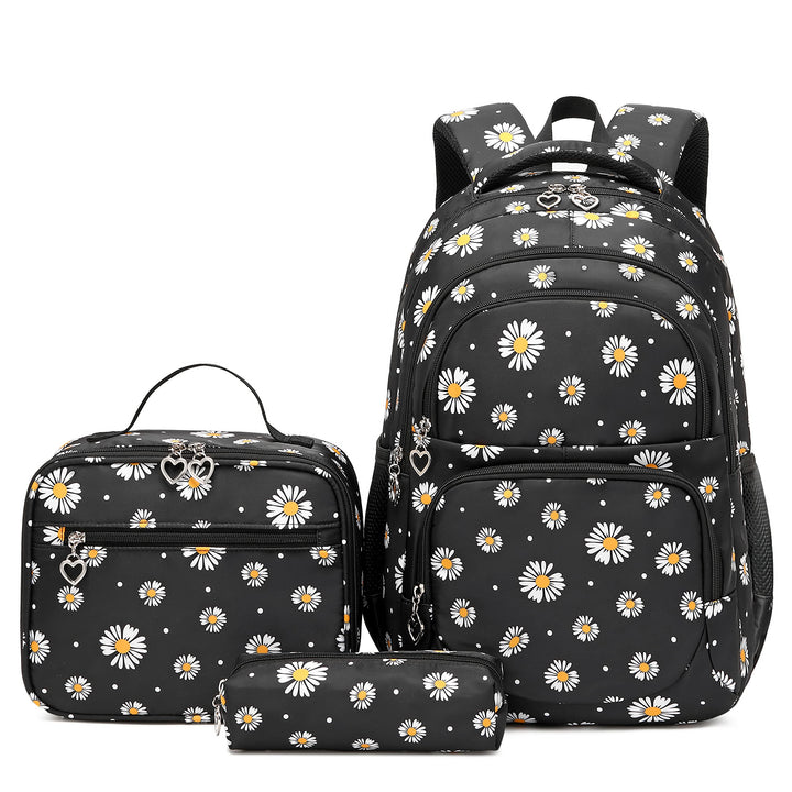 TCYIN Rucksack Mädchen Damen Schulrucksack Floral Backpack for Teenager Girls Modisch Schultasche fü