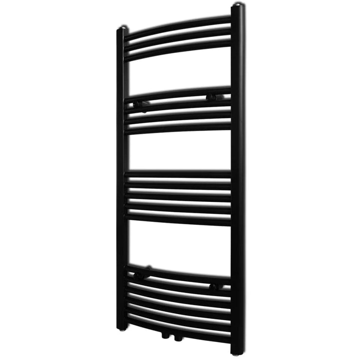 vidaXL Handtuchheizkörper Badheizkörper Handtuchheizer Badheizung 500 x 1160 mm 500 x 1160 mm Schwar