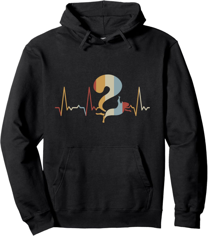 Herzschlag Eichhörnchen Pullover Hoodie