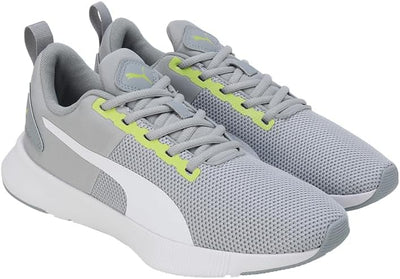 PUMA Unisex Kinder Flyer Runner Jr Sneaker 35.5 EU Cool Mid Gray Puma White, 35.5 EU Cool Mid Gray P