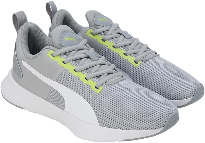 PUMA Unisex Kinder Flyer Runner Jr Sneaker 35.5 EU Cool Mid Gray Puma White, 35.5 EU Cool Mid Gray P