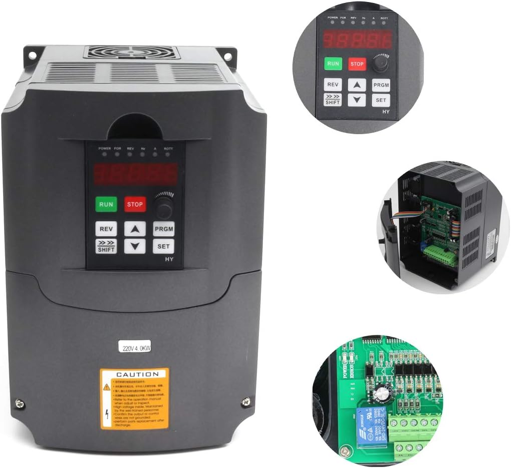 RATTMMOTOR 2.2kW 220V Luftgekühlten Spindelmotor mit 14 Stück ER20 Spannzange und 2.2kW 220V VFD Fre
