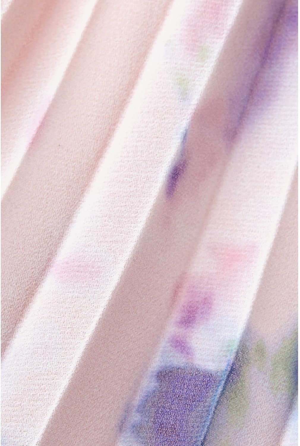 Esprit Collection Midikleid aus Chiffon mit Plisseefalten 42 697/Pastel Pink 3, 42 697/Pastel Pink 3
