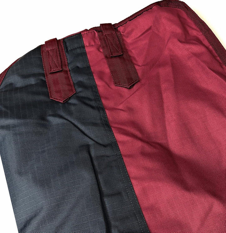 Horses, Paddockdecke für Pferdeweide Turnout Full Neck 400 gr, Wasserdicht, mit Festem Nackenbezug,