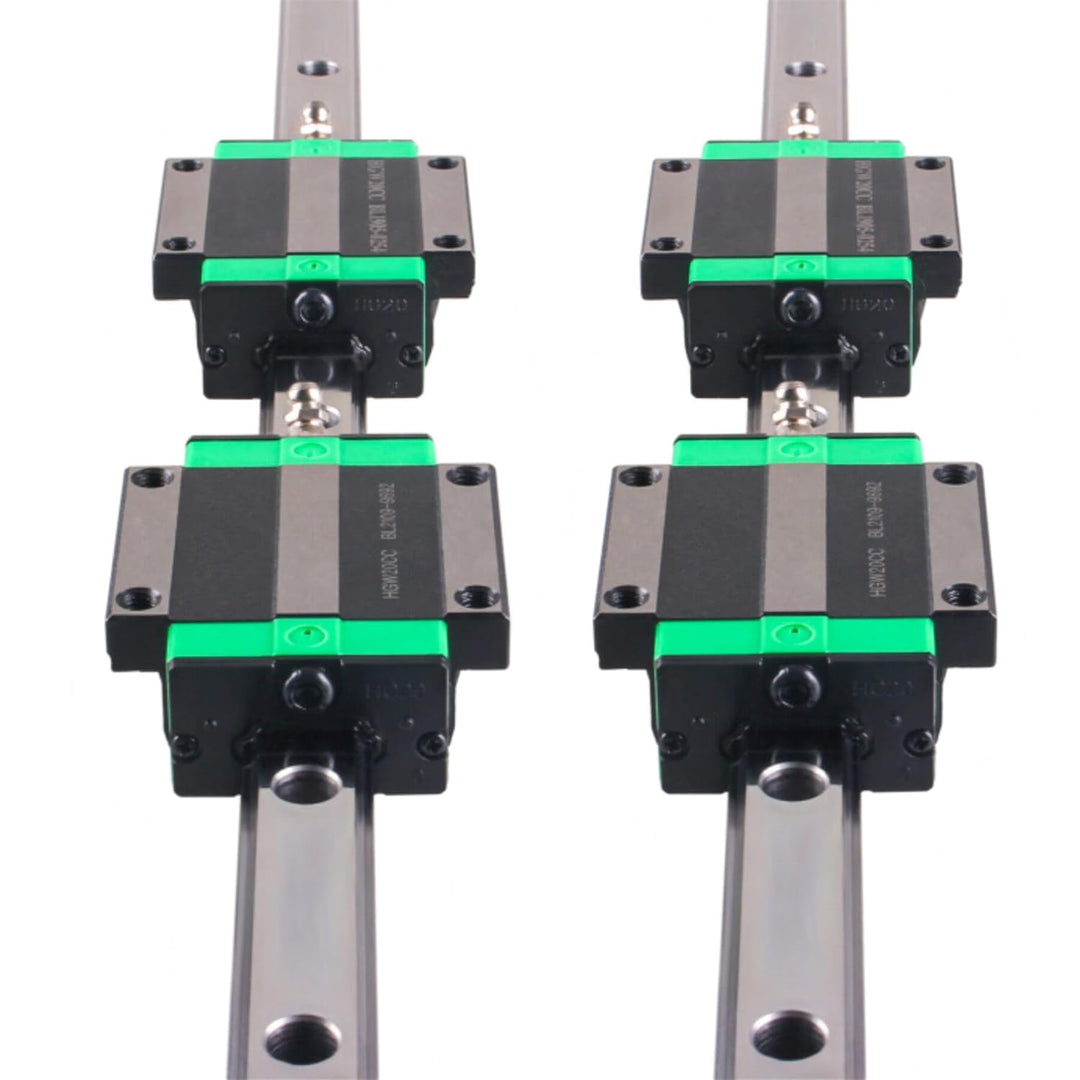Linearführung 2 Stücke HGR20 300mm Linearschiene mit 4 Stücke HGW20CC Lagerblöcken für DIY 3D Drucke