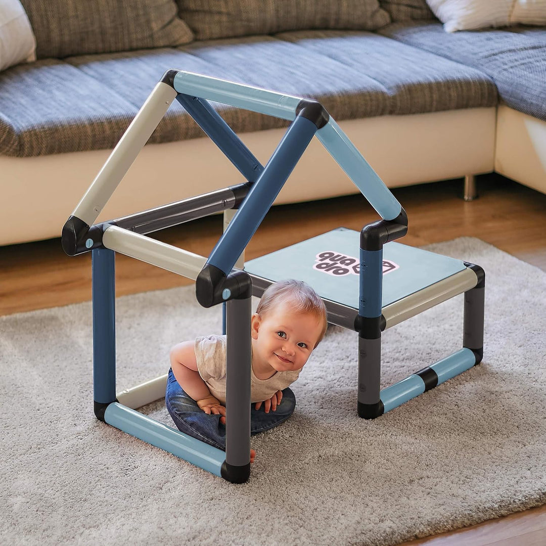 Quadro Beginner Home – modulares Klettergerüst & Lernturm für Babys und Kinder, 116 Teile, ab 6 Mona