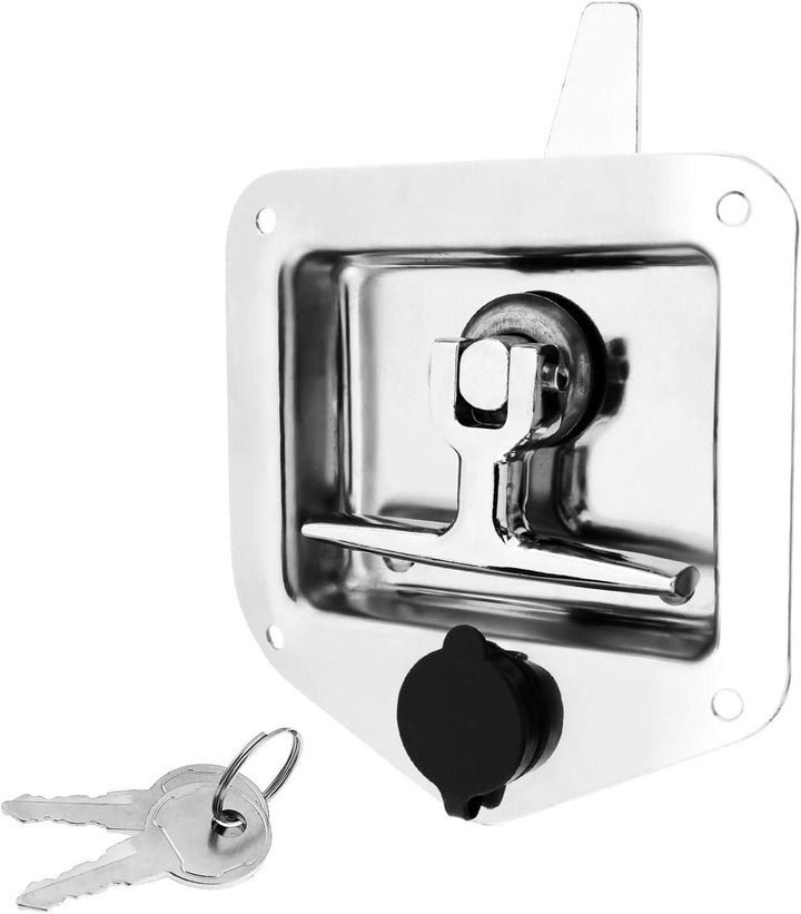 OTOTEC 2 Satz T Griff Cam Latch Verschluss mit Befestigungslöchern Schloss Staubschutz Kit 304 Edels