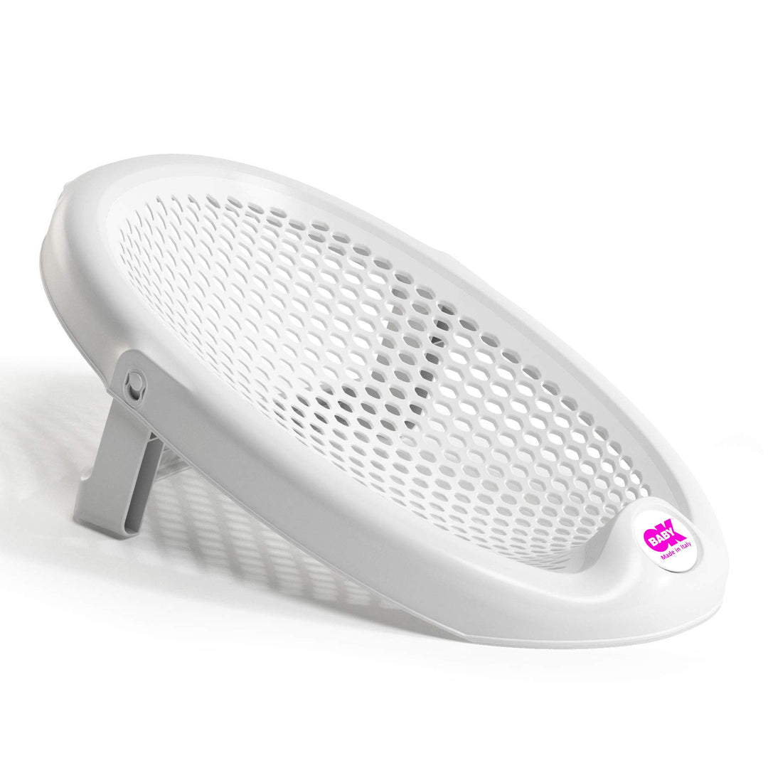 OKBABY Jelly Baby-Badehilfe - Rutschfeste Unterseite, anatomischer Sitz aus weichem, perforiertem Gu