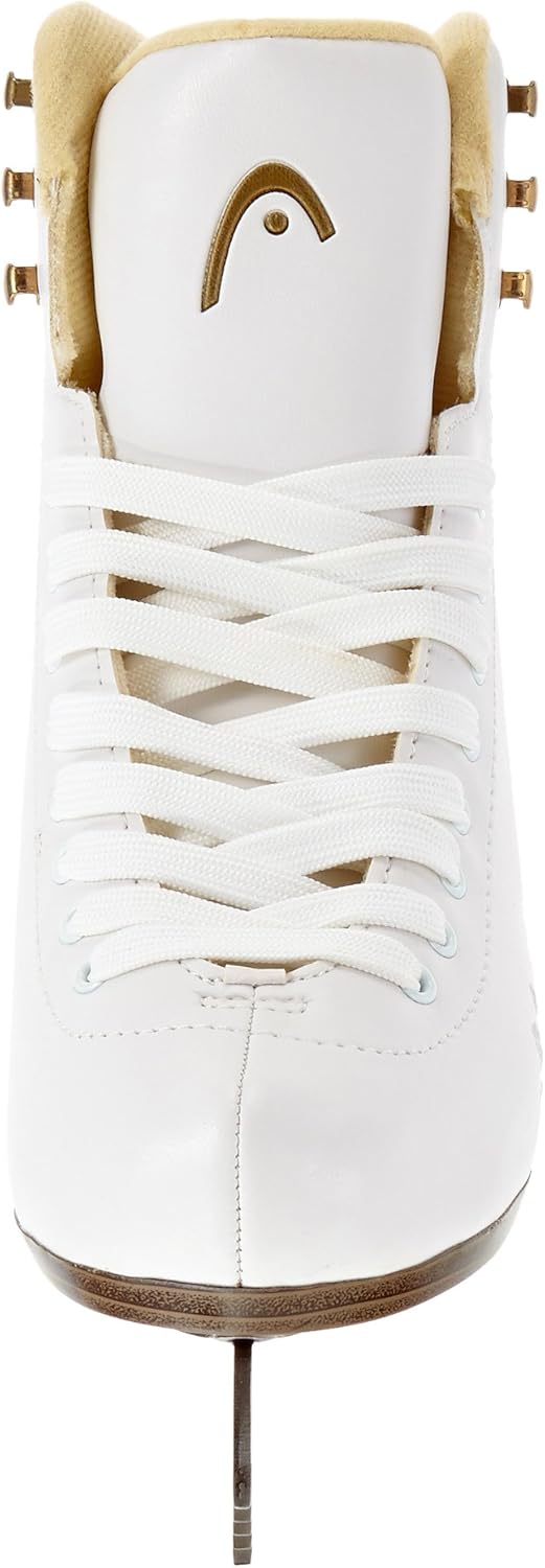 HEAD Eiskunstlauf Schlittschuhe Amber I Damen Schlittschuhe mit Edelstahlkufe I Schneeflocken-Design