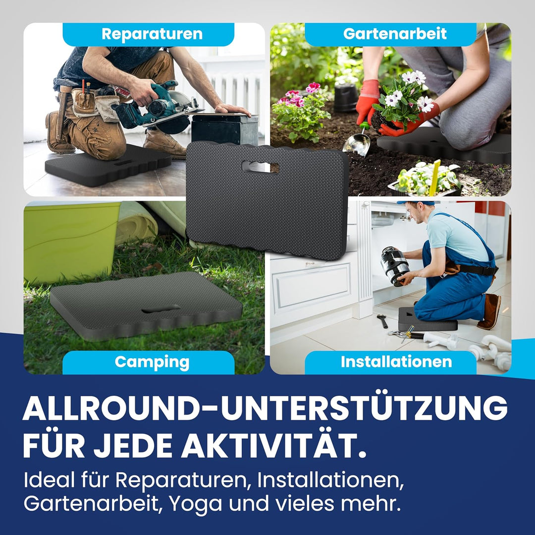 NTG Kniekissen 40 mm – Extra Dicke Knieunterlage aus Hochdichtem Schaumstoff Knieschoner für Garten,