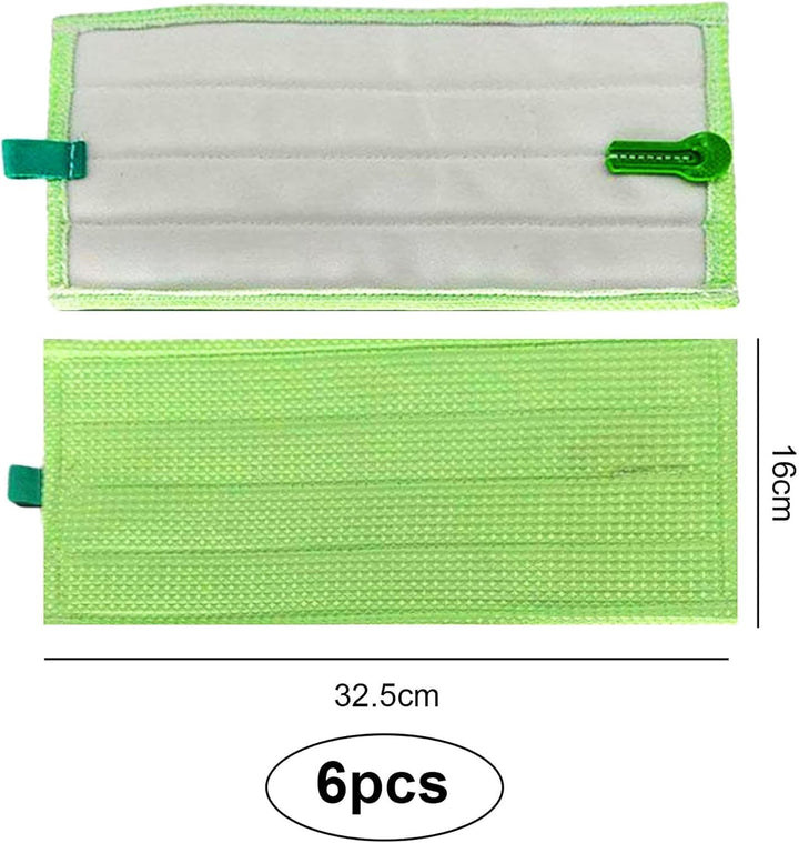 6 Stk Ersatz Mikrofaser Bodenwischer Pads Kompatibel mit Kobold SP600 SP600S, Vorwerk MF600 SP600 SP