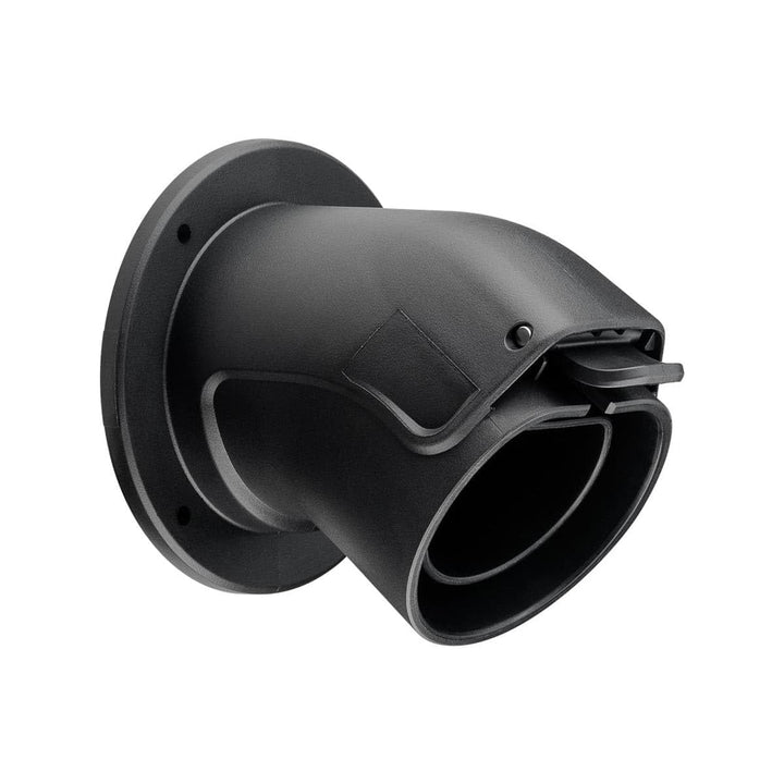 goobay 61142 Wandhalterung Typ 2 Ladekabel für Elektrofahrzeuge/Abgewinkelte Halterung für EV Kabel/