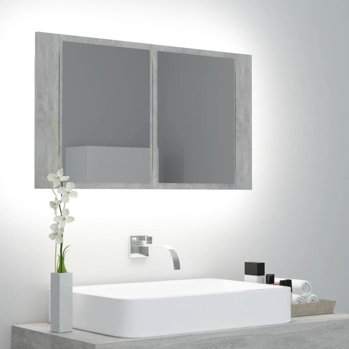 vidaXL LED Bad Spiegelschrank Badezimmerspiegel Badspiegel Spiegel Badschrank Badezimmerschrank Häng