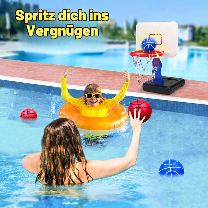 YIMORE Basketballkorb Kinder, Basketballkorb Outdoor Indoor mit Ständer Höhenverstellbarer 70-138cm,