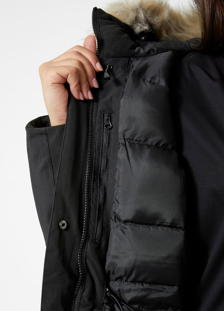 Helly Hansen Damen Irma Parka XS Schwarz, XS Schwarz