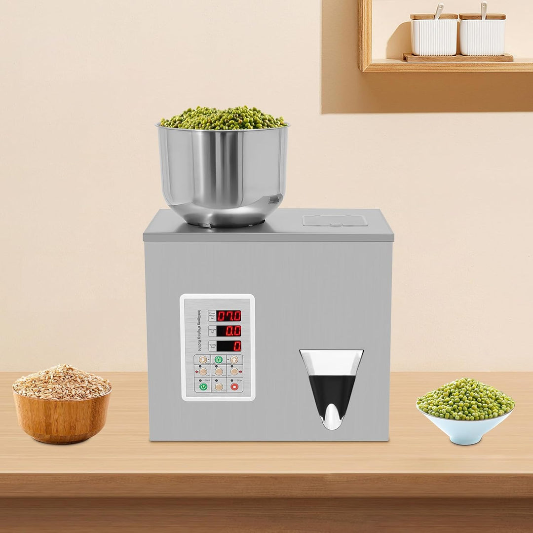 180W Pulver Granulat Abfüllmaschine mit LCD-Display,1-50g,2-5s/Bag | Automatische Pulverfüllmaschine