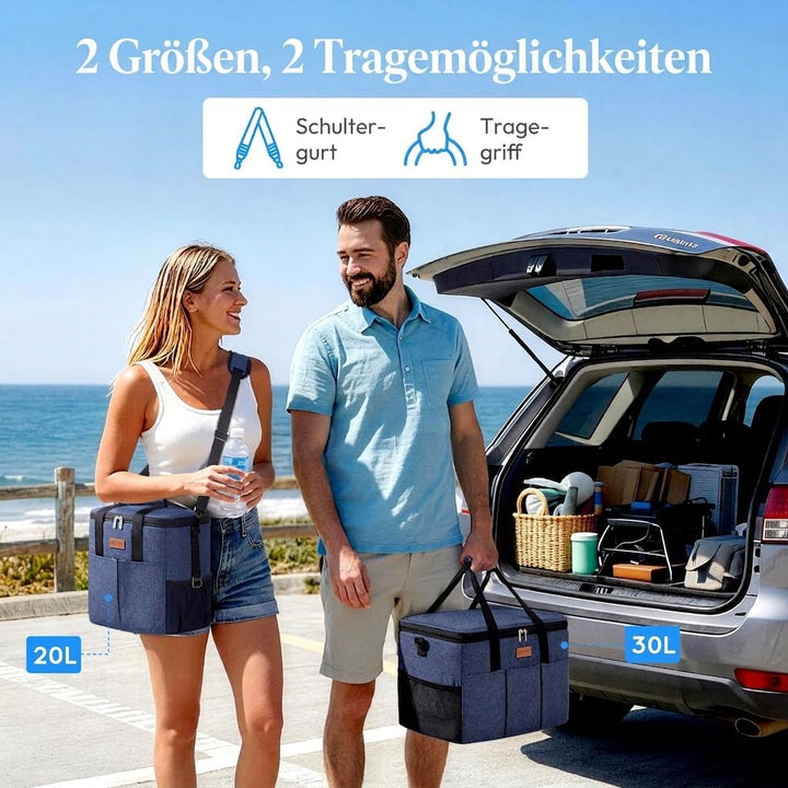 Lifewit Kühltasche 30L, Kühlung Thermoisoliert Tragbar Faltbar Wasserdicht, Gross Picknicktasche für