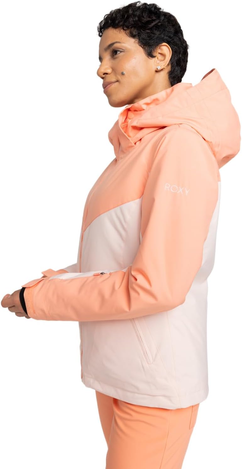 Roxy Damen Free Jet Block Jk Windjacke (1er Pack) M PEACH PINK, M PEACH PINK