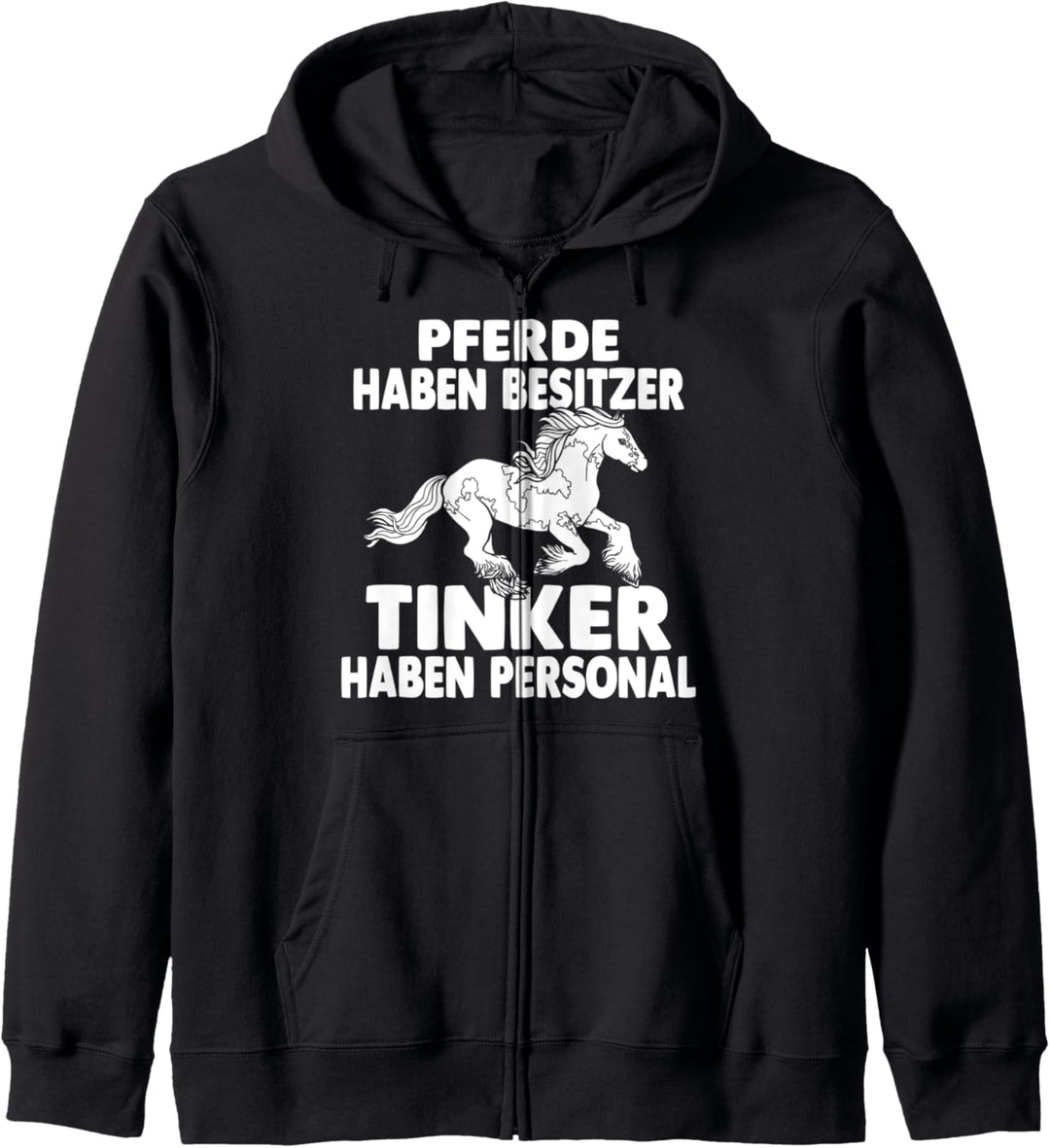 Tinker Reiten Reitstall Pferd Reitsport Reitverein Kapuzenjacke