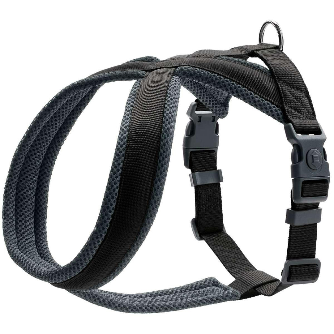 Hunter Hundegeschirr London Comfort, atmungsaktives 3D-Mesh, 2-Fach verstellbar, Sicherheitsverschlu