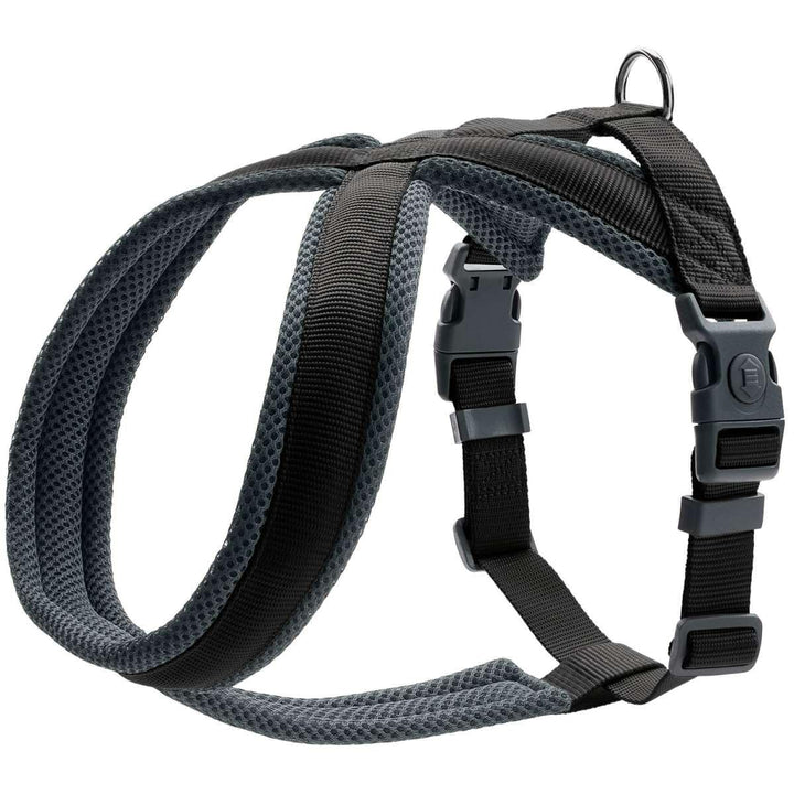 Hunter Hundegeschirr London Comfort, atmungsaktives 3D-Mesh, 2-Fach verstellbar, Sicherheitsverschlu