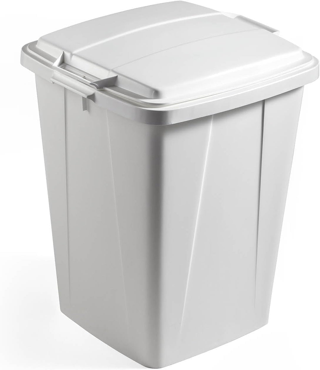Durable Deckel Eco für Mülleimer Durabin 90L, Blauer Engel zertifiziert, grau, 6 Stück, 1800506050 D