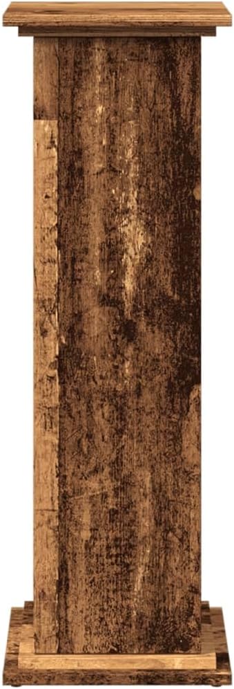 vidaXL Postament mit Stauraum Altholz-Optik 31x30x90 cm Holzwerkstoff 31 x 30 x 90 cm Altholz, 31 x