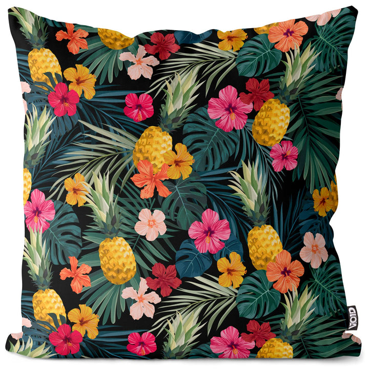VOID Tropische Ananas Kissenbezug Kissenhülle Sofakissen Kissen Deko Outdoor-Kissen Dekokissen, Kiss