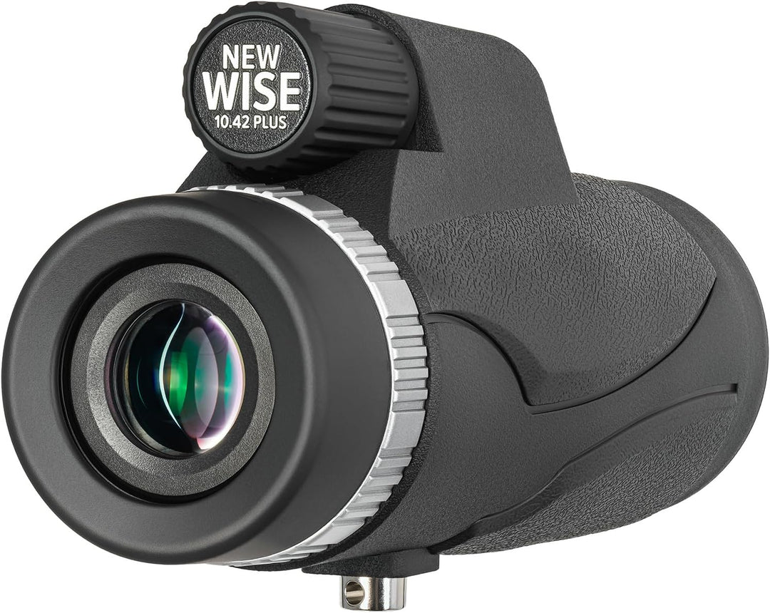 Levenhuk New Wise Plus 10x42 Monokular mit BaK-4 Optik und IP67-Schutz | Leichtes und Tragbares, Sti