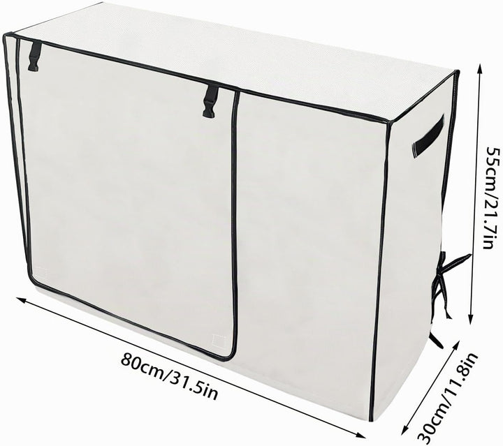Sunsiou Klimaanlagenabdeckung Aussen 80x30x55cm, Abdeckung für Klimaanlage mit Schnalle, Wasserdicht